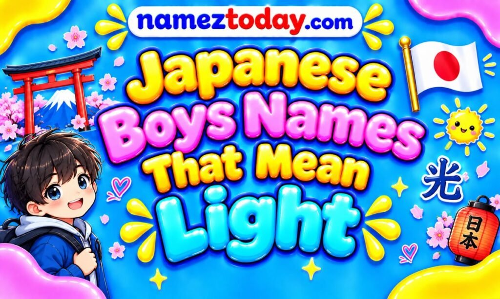 Japanese Boys Names That Mean Light