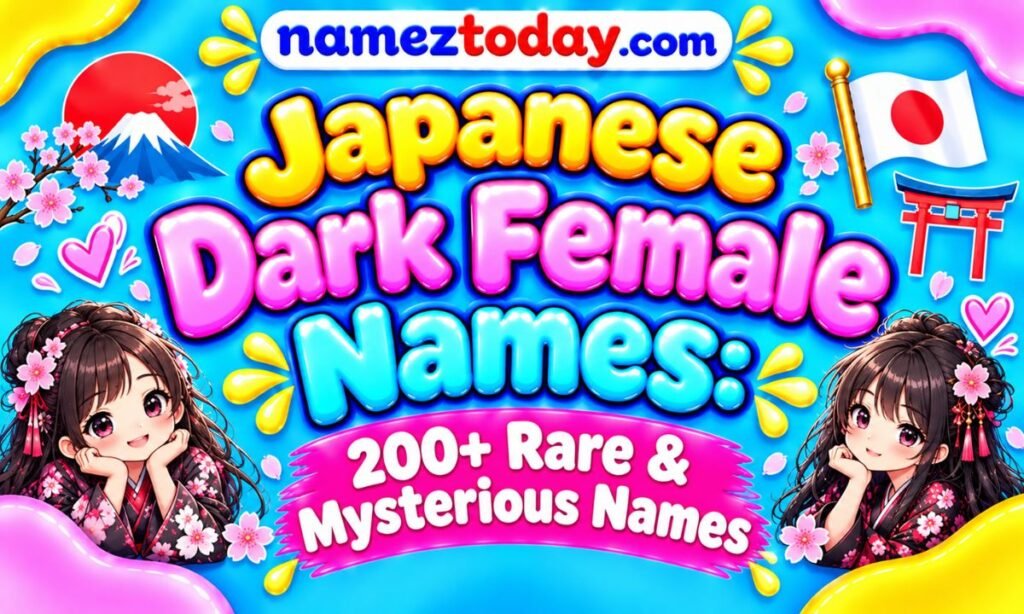 Japanese Dark Female Names 200+ Rare & Mysterious Names
