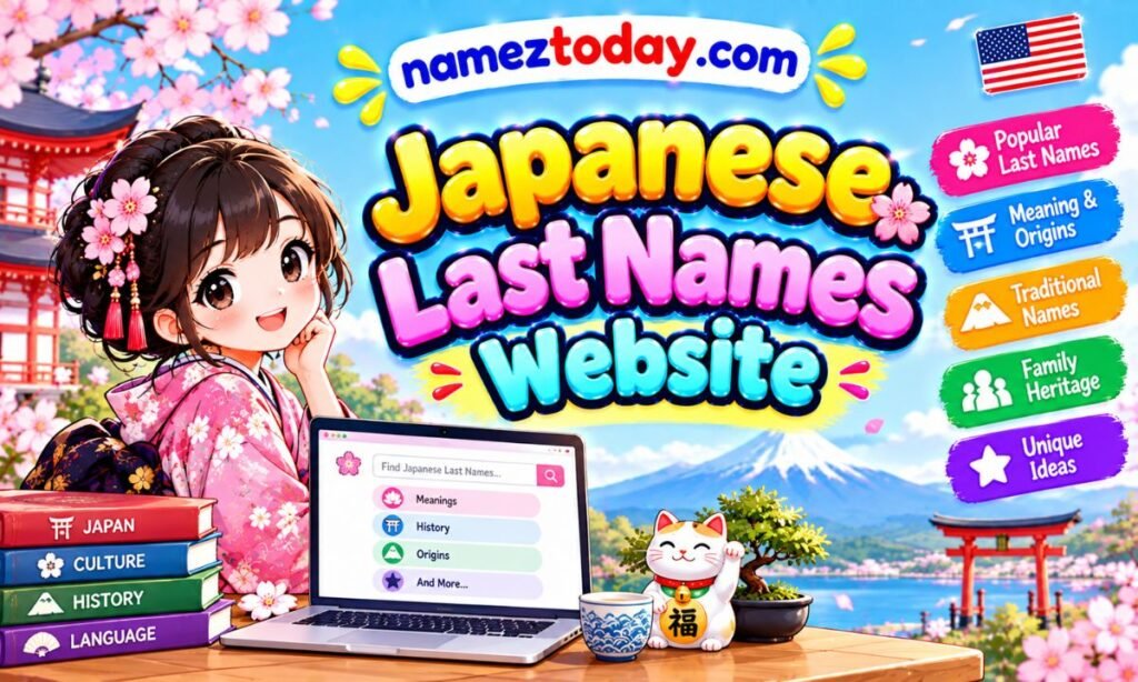 Japanese Last Names Website