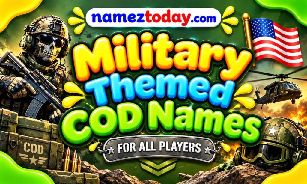 Military Themed COD Names