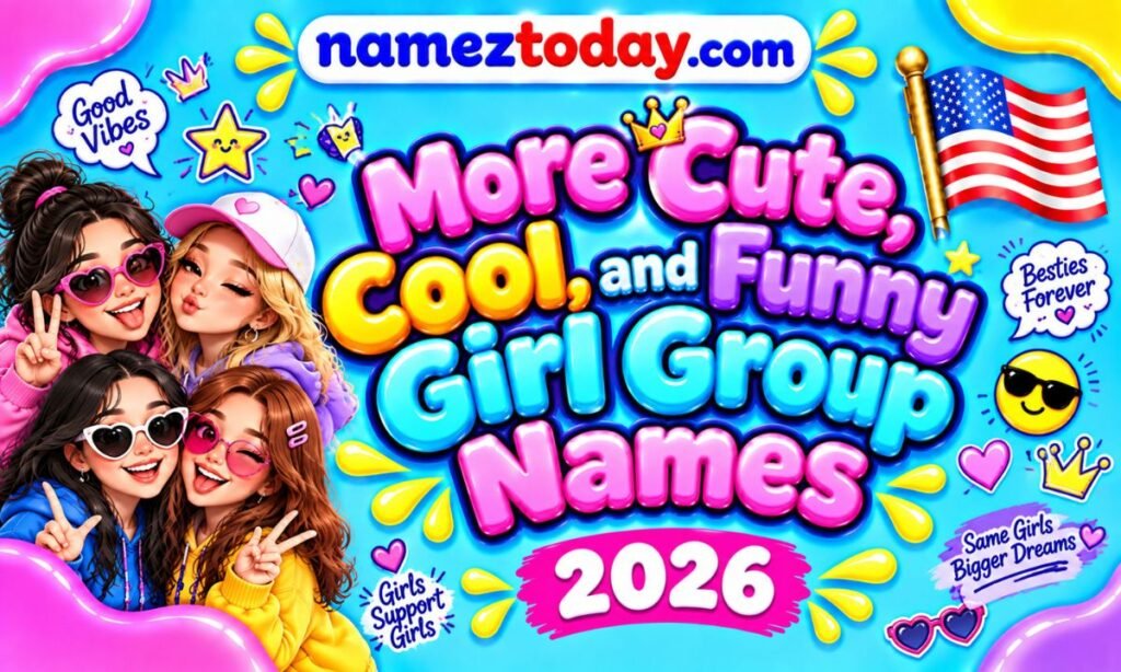 More Cute, Cool, and Funny Girl Group Names