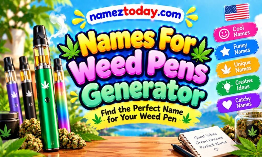Names For Weed Pens Generator