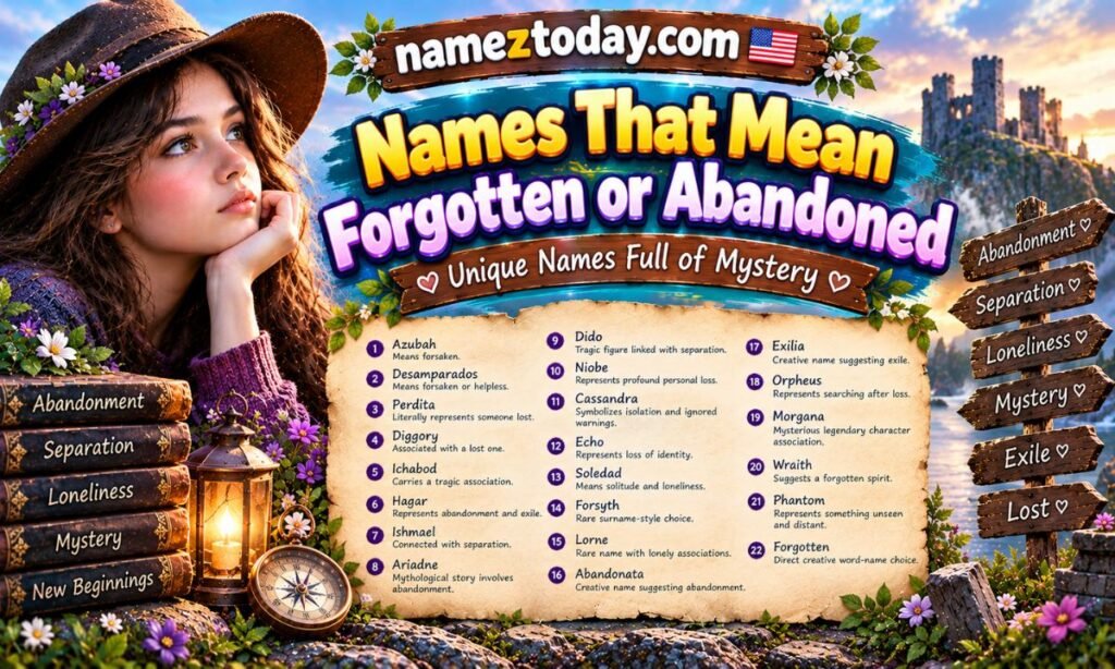 Names That Mean Forgotten or Abandoned
