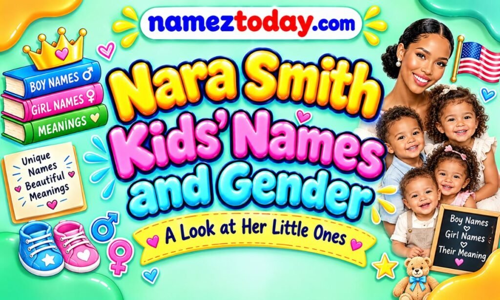 Nara Smith kids names and gender