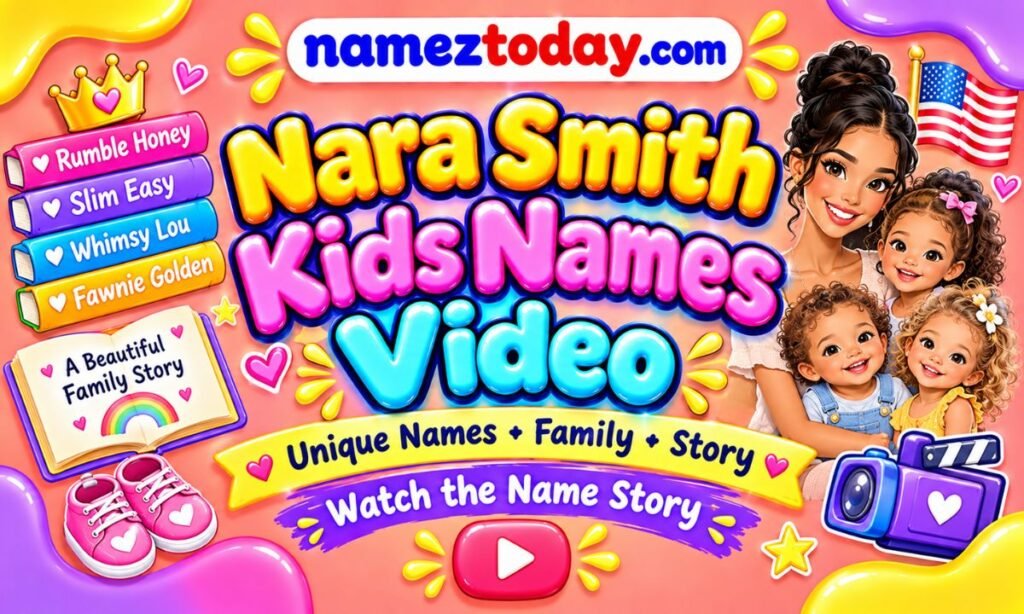 Nara Smith kids names video