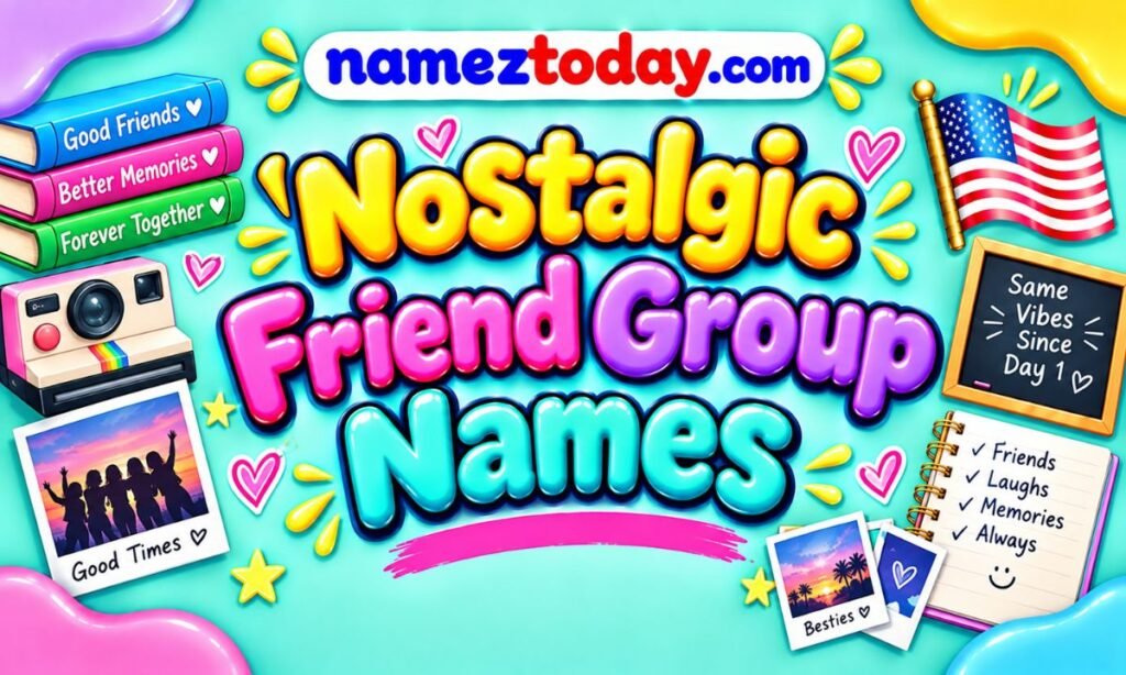 Nostalgic Friend Group Names