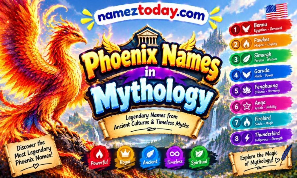 Phoenix names in mythology