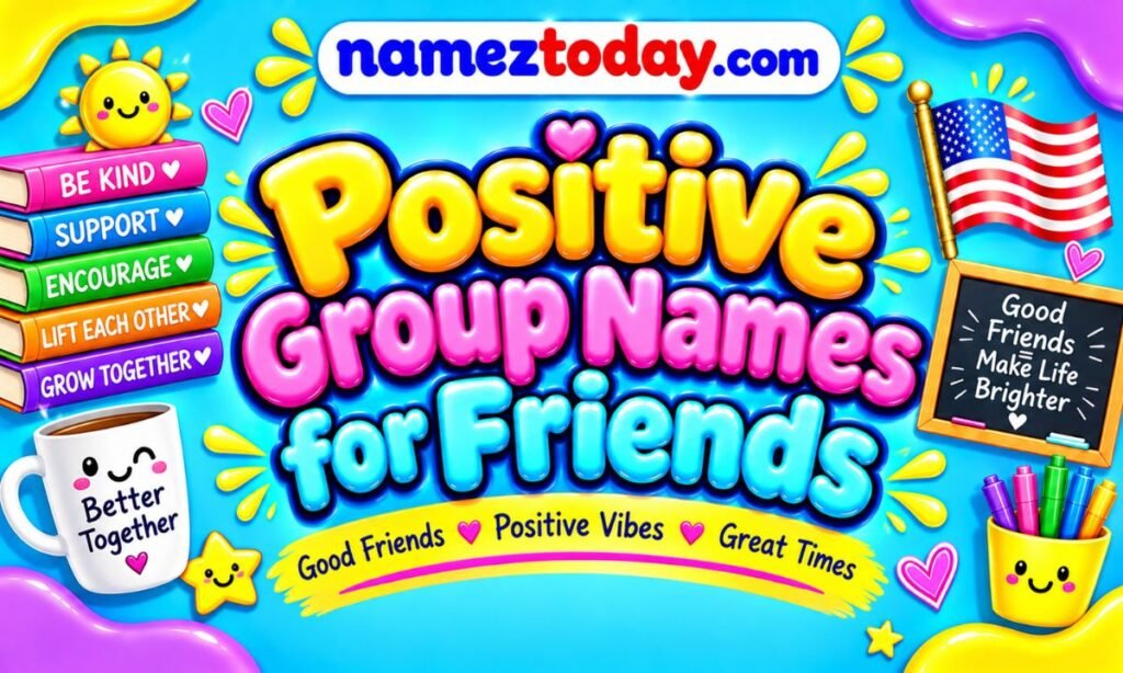 Positive Group Names for Friends