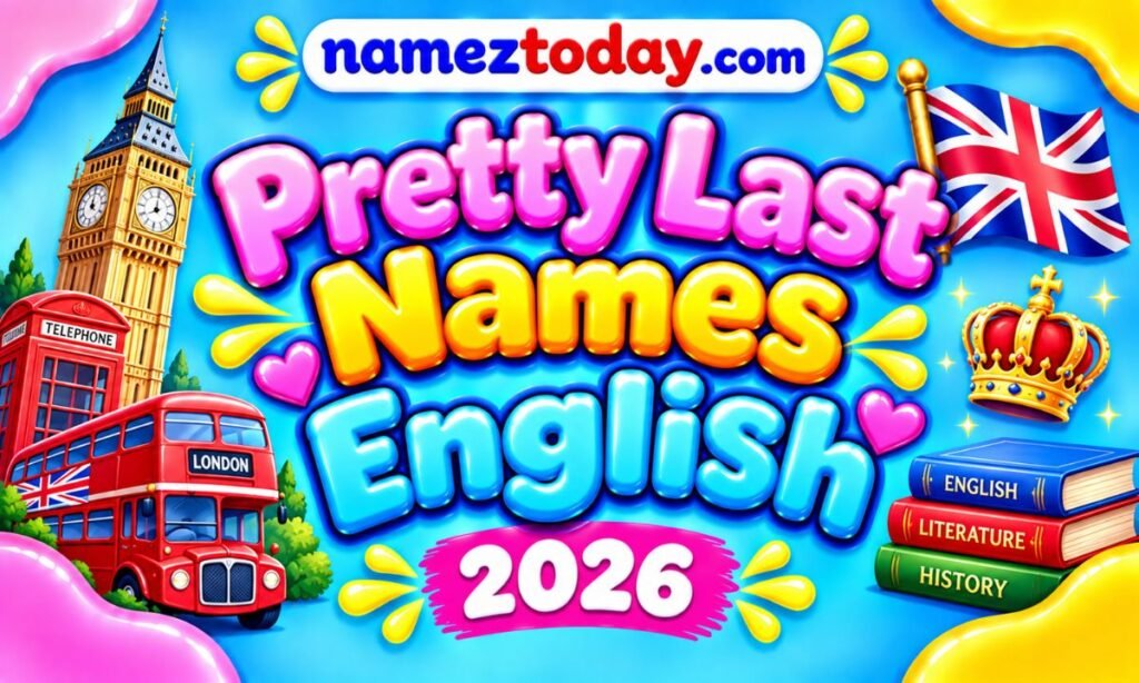 Pretty last names english