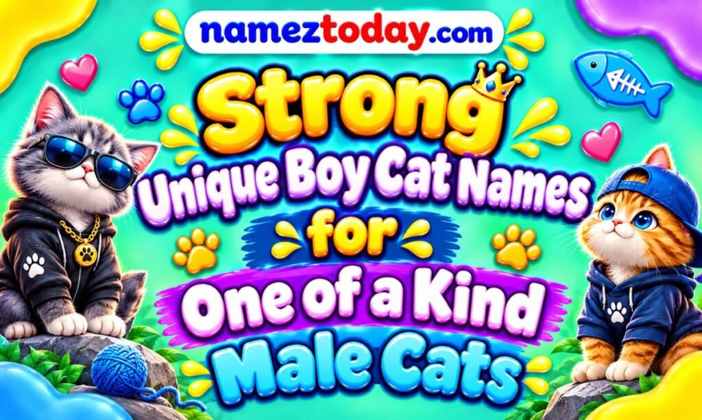 Strong Unique Boy Cat Names