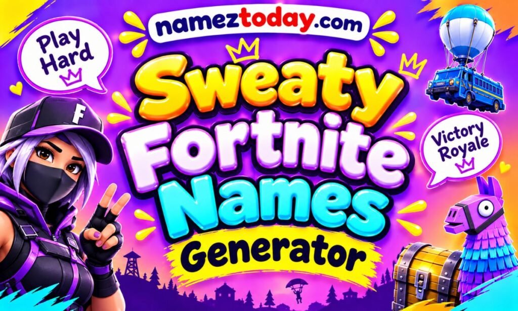Sweaty Fortnite Names Generator