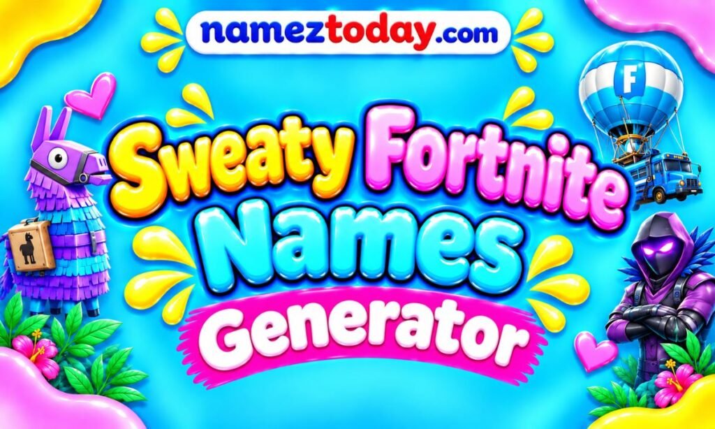 Sweaty Fortnite Names Generator