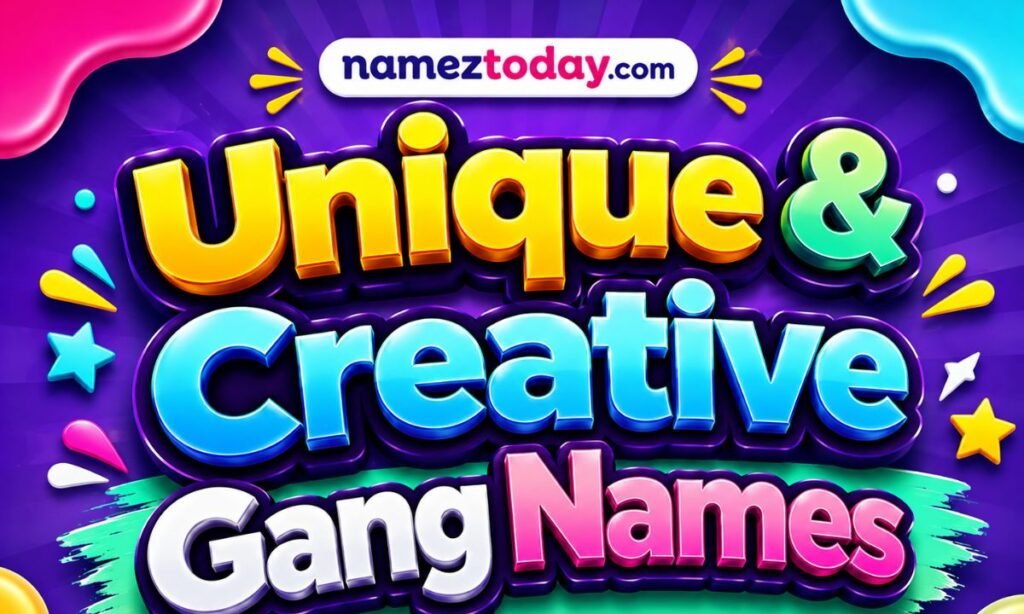 Unique & Creative Gang Names