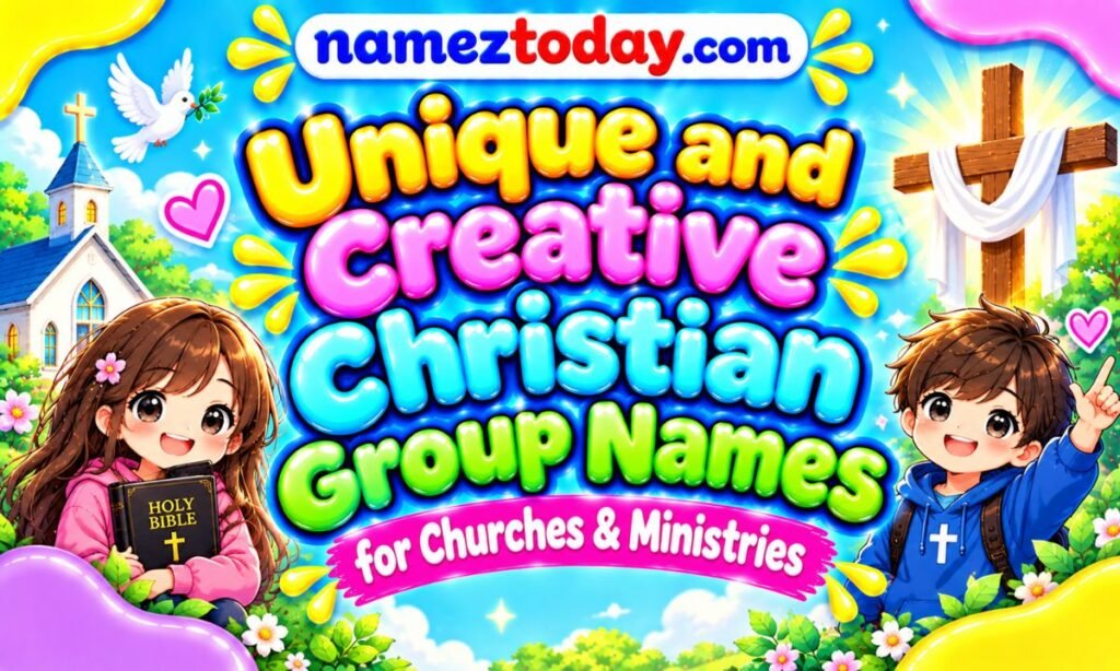 Unique and Creative Christian Group Names