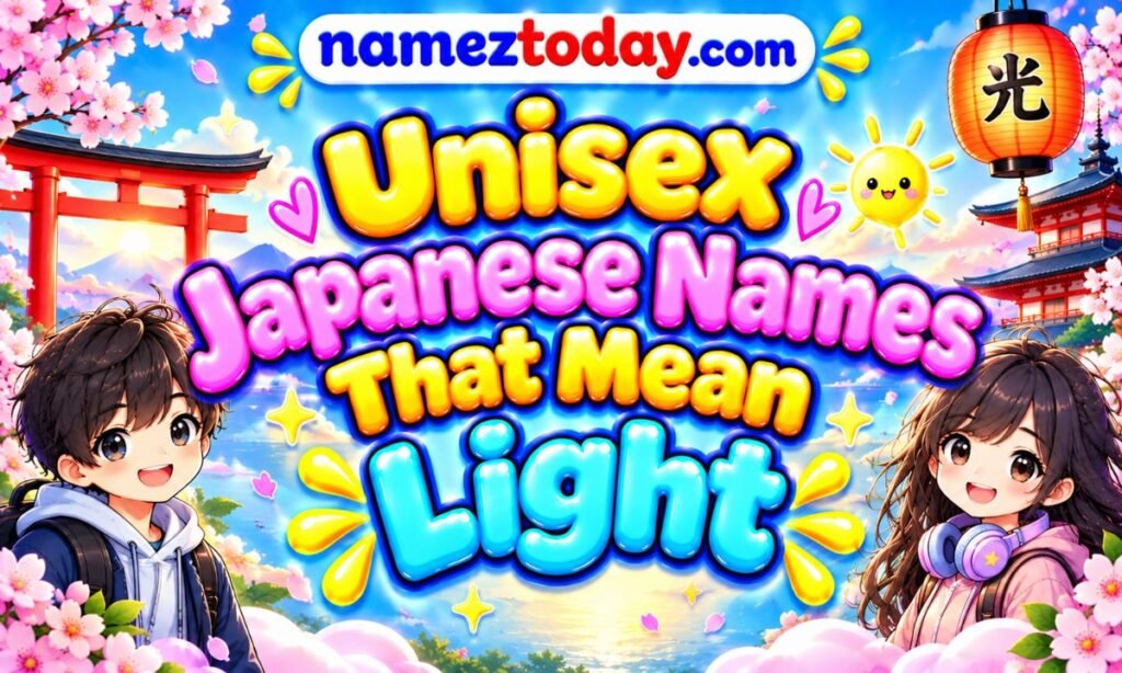 Unisex Japanese Names That Mean Light