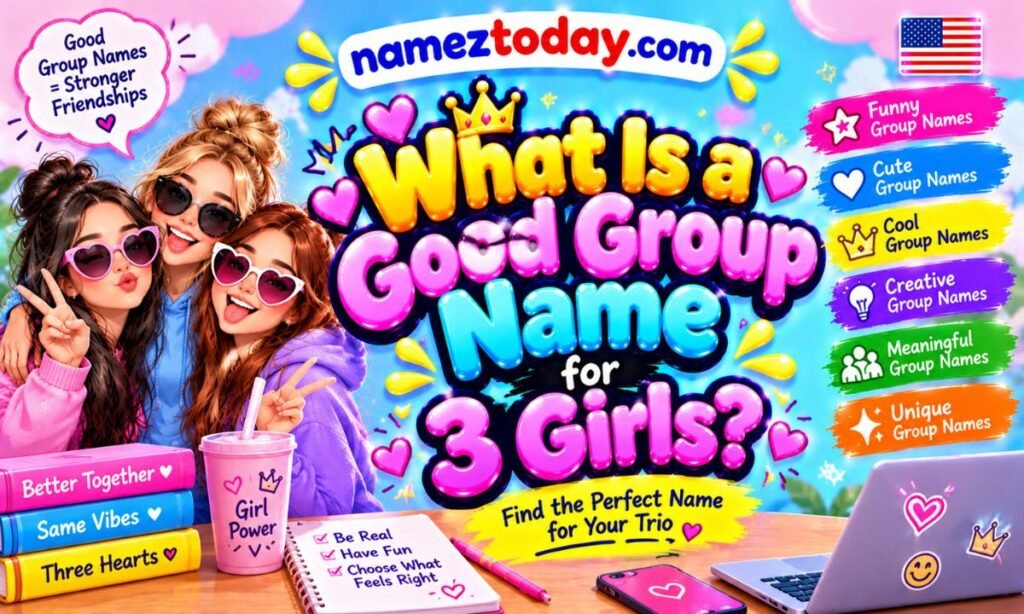 What Is a Good Group Name for 3 Girls