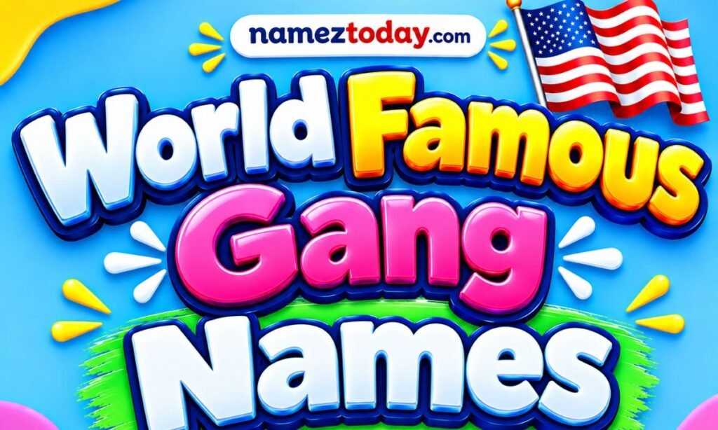 World Famous Gang Names