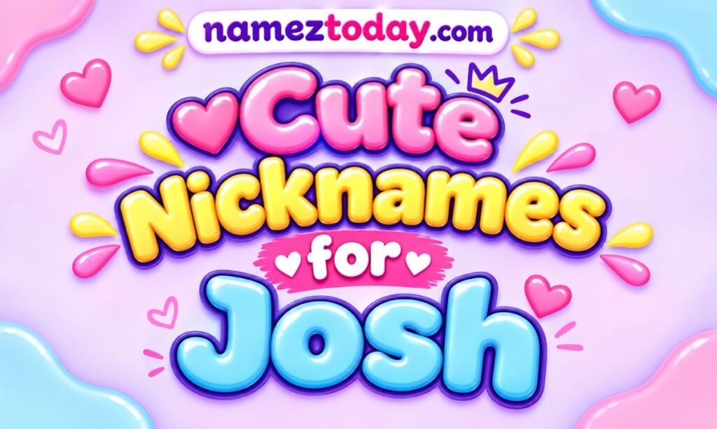 💖 Cute Nicknames for Josh