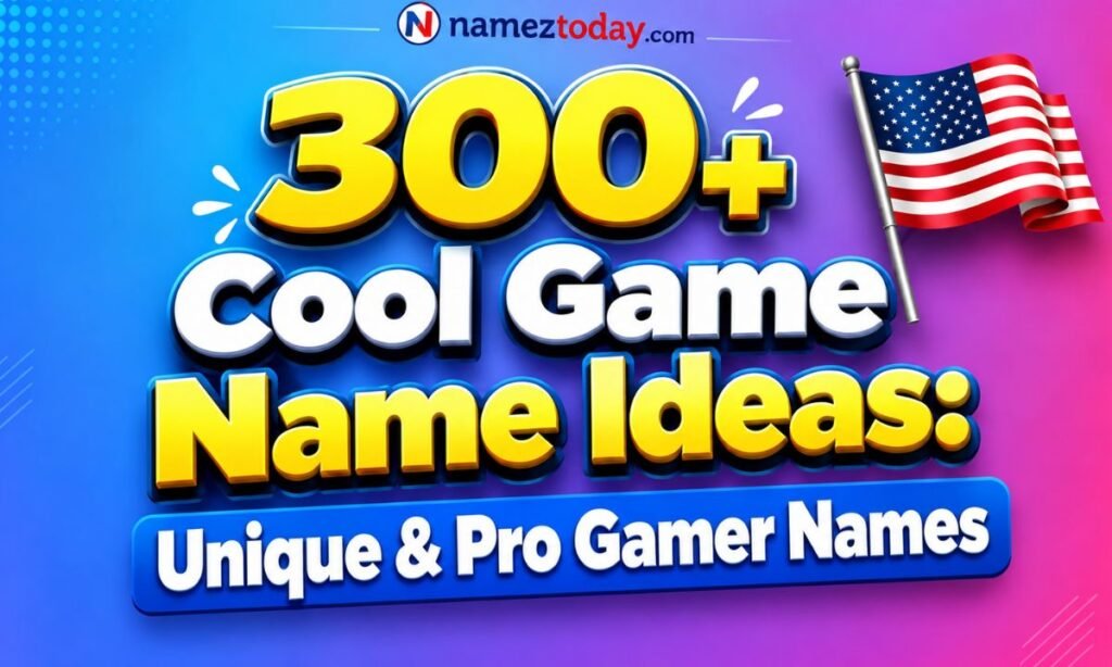 380+ Cool Game Name Ideas Unique & Pro Gamer Names