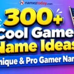 380+ Cool Game Name Ideas Unique & Pro Gamer Names