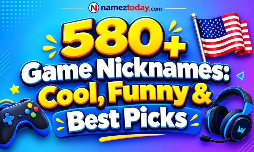 580+ Game Nicknames Cool, Funny & Best Picks image