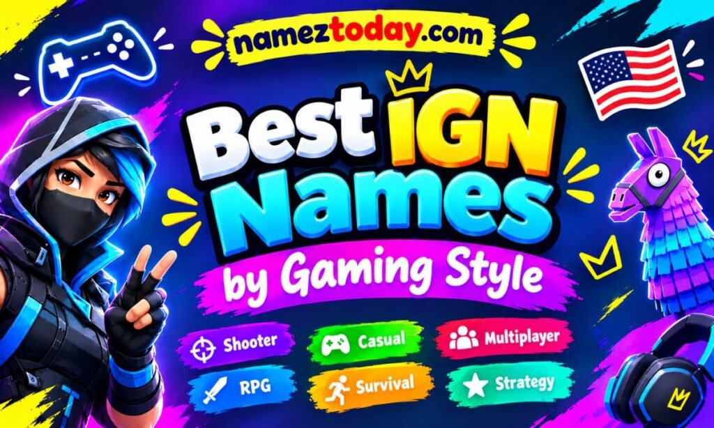 Cool IGN Name Ideas for Every Game 