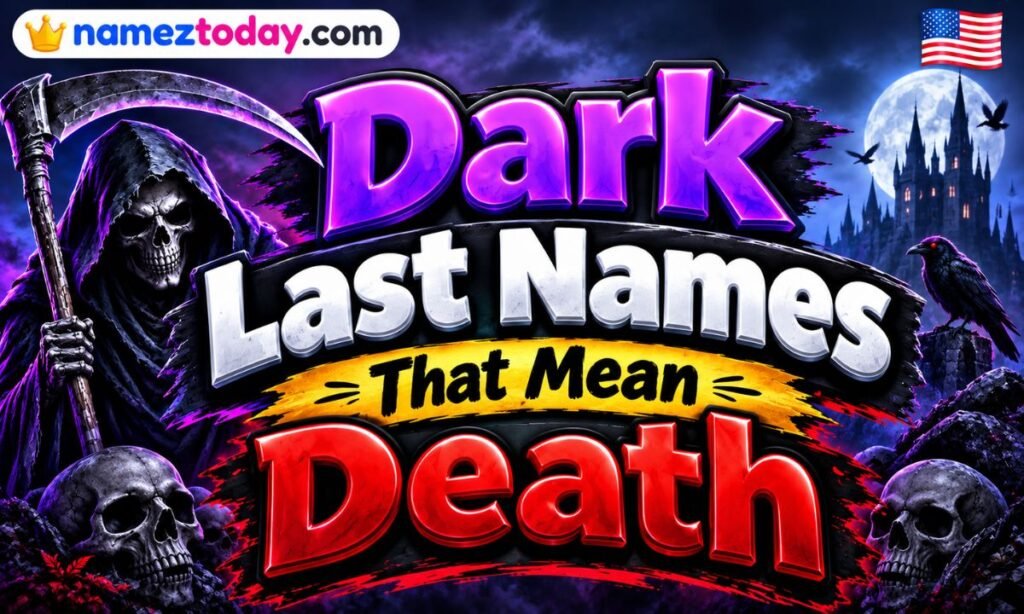 Dark Last Names That Mean Death