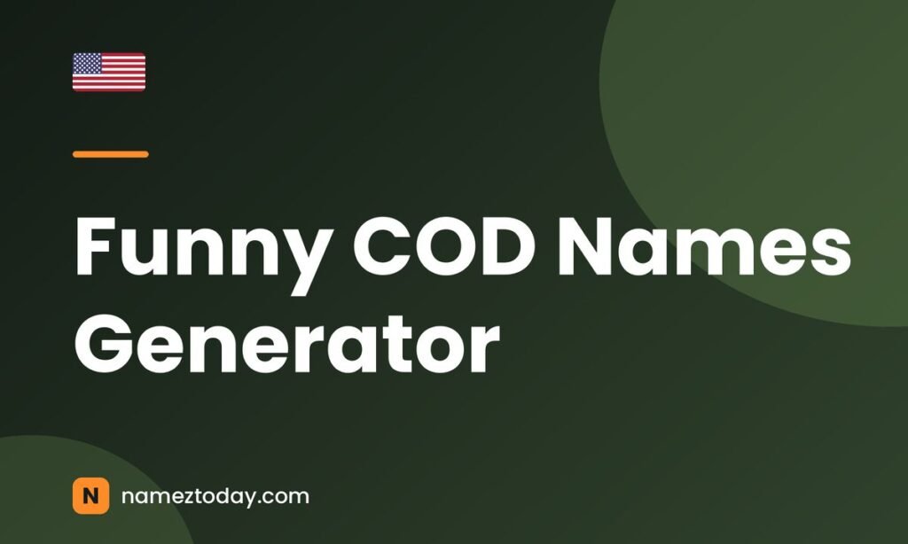Funny COD Names Generator