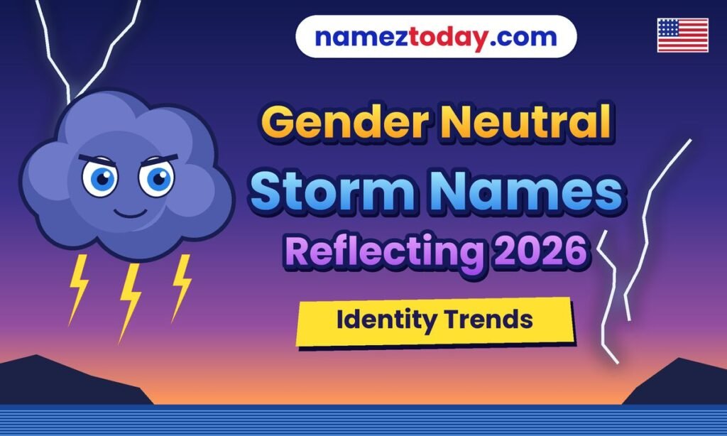 Gender Neutral Storm Names Reflecting 2026 Identity Trends