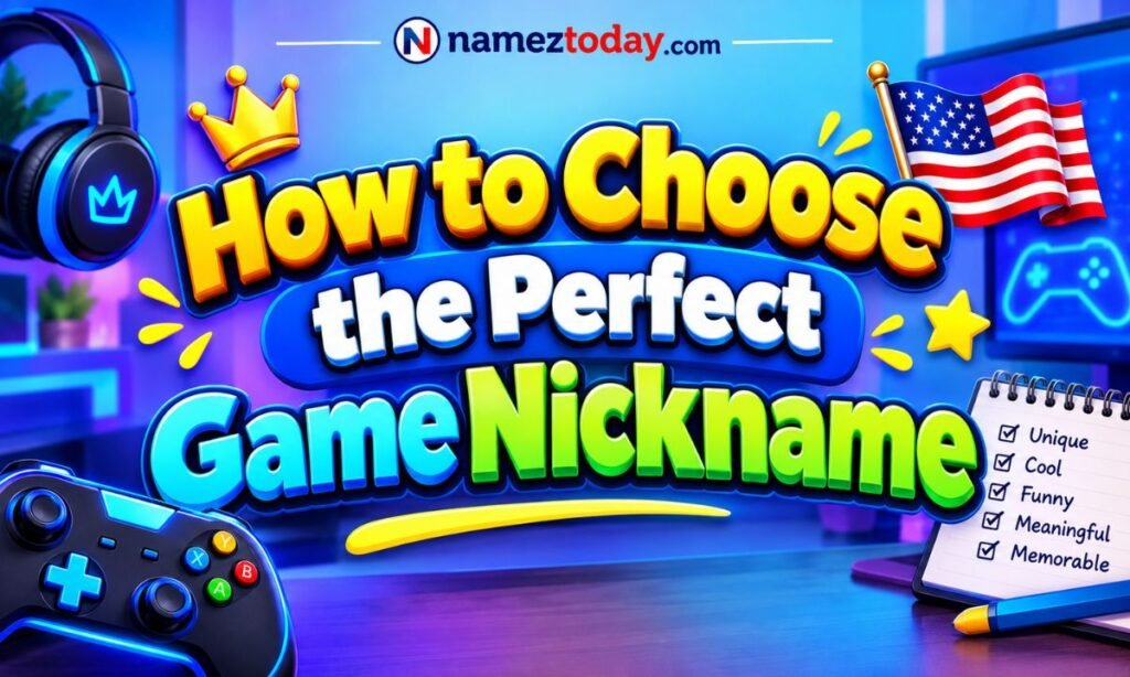 How to Choose the Perfect Game Nickname