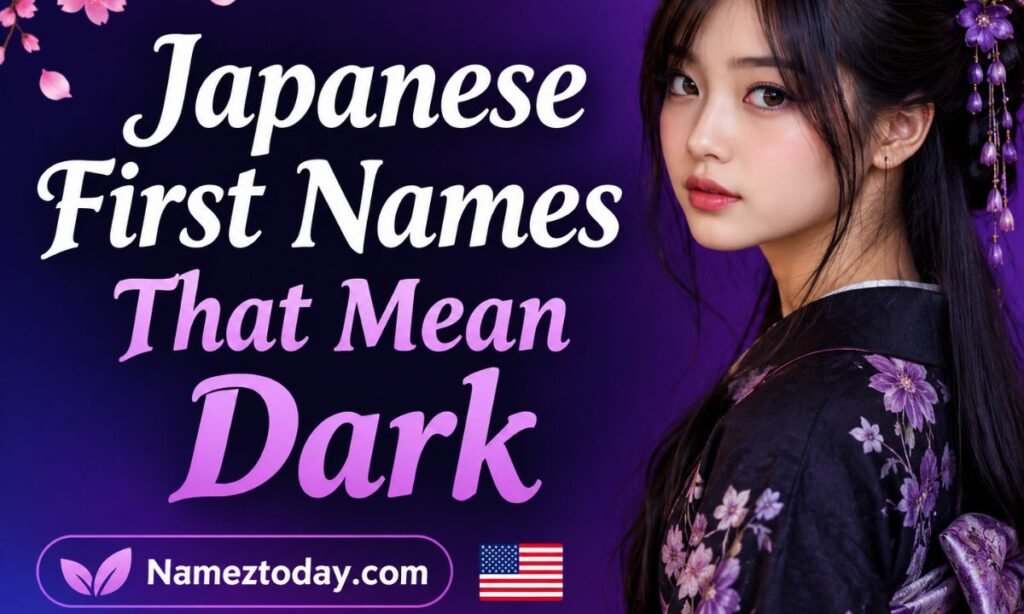 Japanese First Names That Mean Dark
