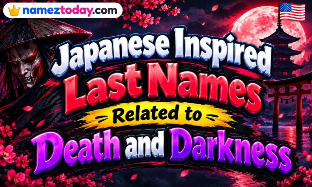 Japanese Inspired Last Names Related to Death and Darkness