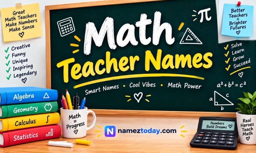 Math Teacher Names