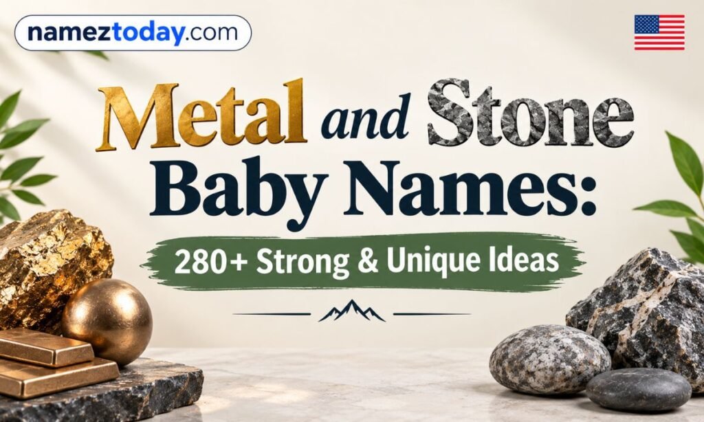 Metal and Stone Baby Names 280+ Strong & Unique Ideas