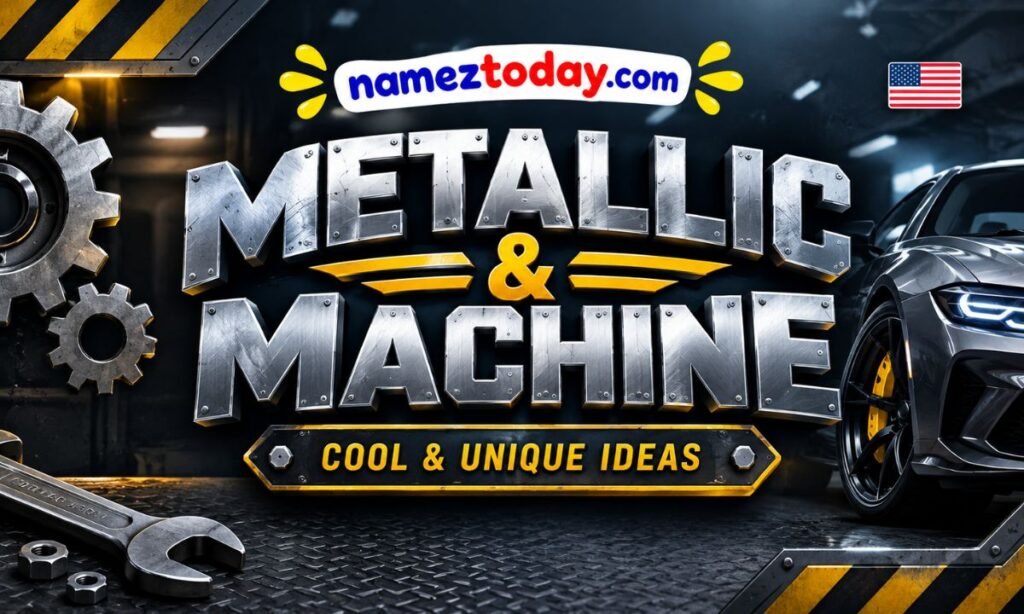 Metallic and Machine (Industrial Themes)