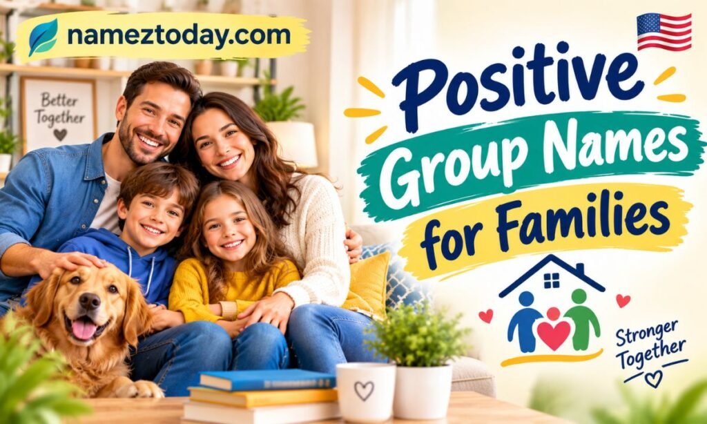 Positive Group Names for Families