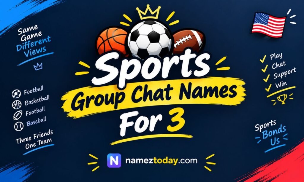 Sports Group Chat Names For 3