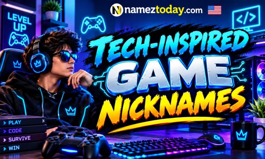 Tech Inspired Game Nicknames