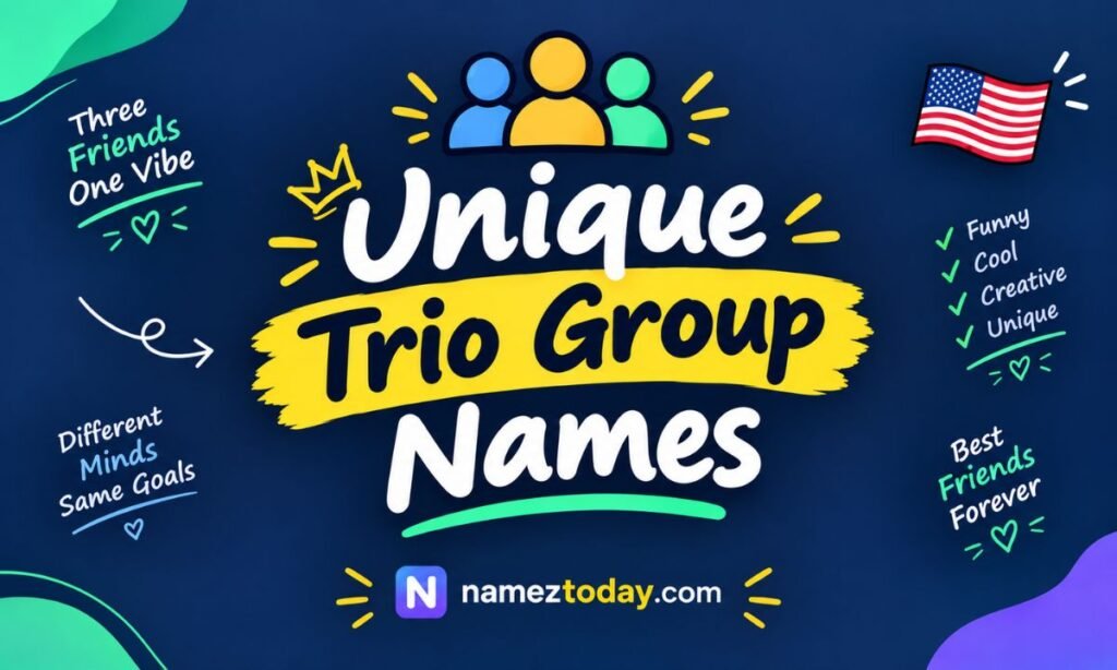 Unique Trio Group Names