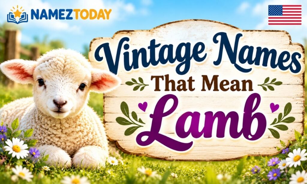 Vintage Names That Mean Lamb image